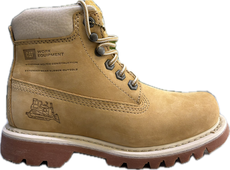 نیم بوت زنانه کاترپیلار Bruiser رنگ عسلی با طراحی مدرن و راحت