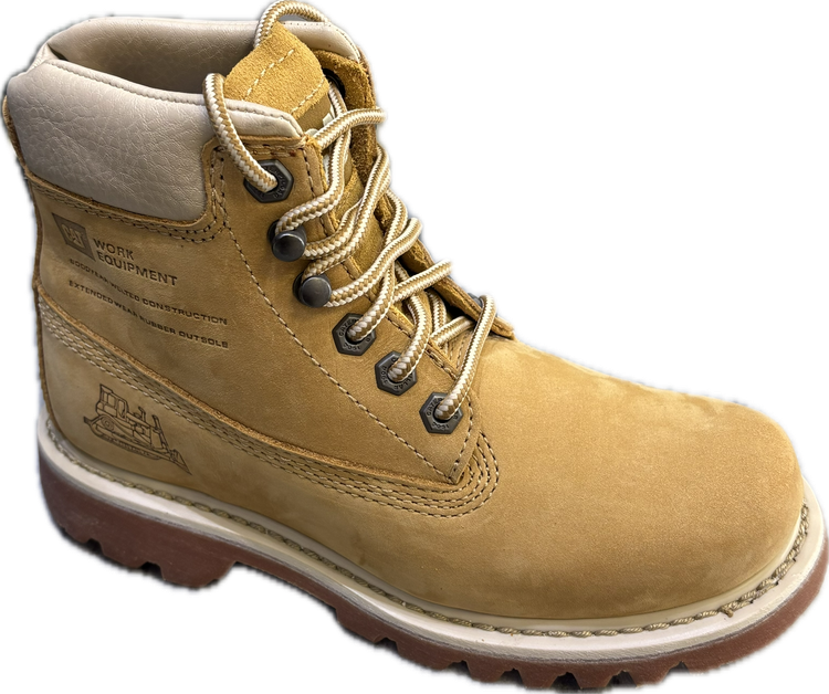 بوت زنانه ضد لغزش کاترپیلار مدل Bruiser رنگ عسلی
