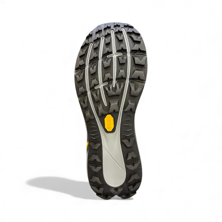 جزئیات زیره کفش Merrell Agility Peak با عاجهای عمیق و تکنولوژی ویبرام برای کنترل و ثبات بیشتر