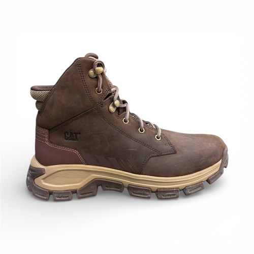 نیمبوت قهوهای کاترپیلار مدل Coresus P725141 چرم نبوک نمای سمت راست