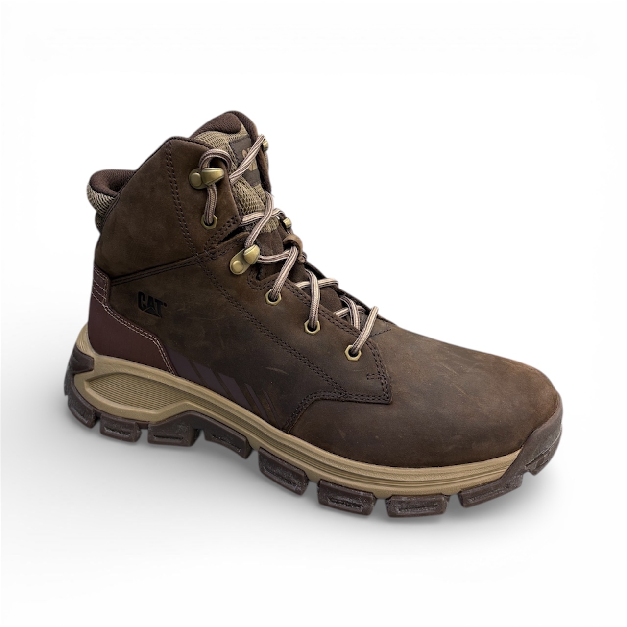 استایل کژوال نیمبوت کاترپیلار P725141 قهوهای سوخته نمای جانبی